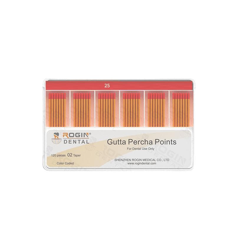 Rogin Gutta Percha Points Taper 2% #25